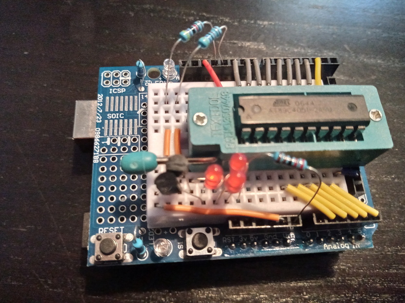 Neat arduino AT89C2051 programmer